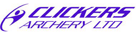Clickers Archery logo and link
